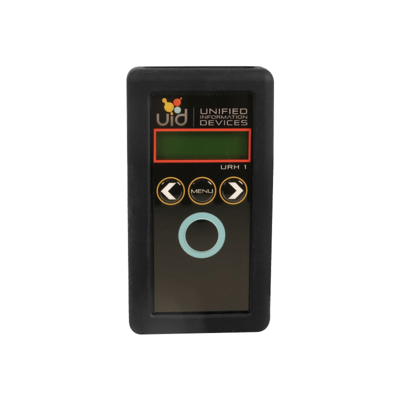 URH_Black_w_reader - Unified Information Devices Handheld RFID Reader