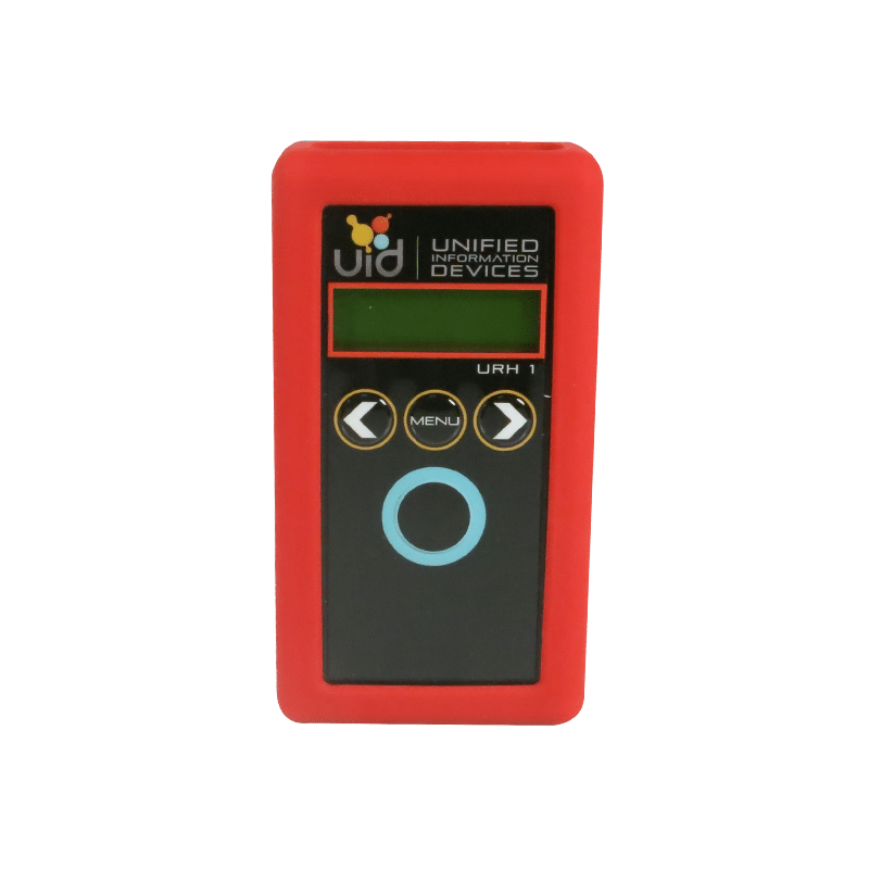 URH_Red_w_reader - Unified Information Devices RFID Hand Held Reader